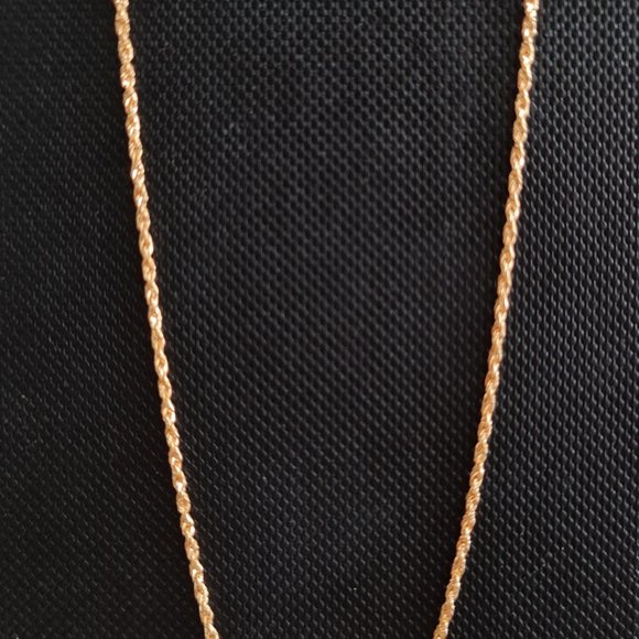 Twisted gold necklace 18k - Picture 10 of 14
